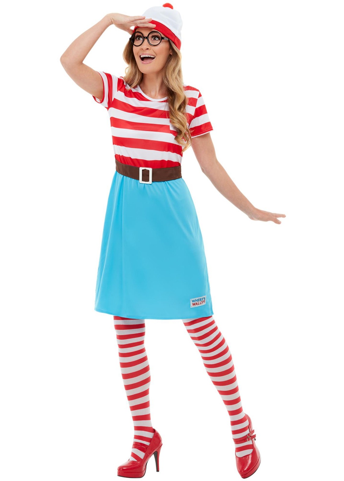 Ladies Wheres Wally Costume 80s Wenda Womens Cartoon Book Week Fancy Dress image 3
