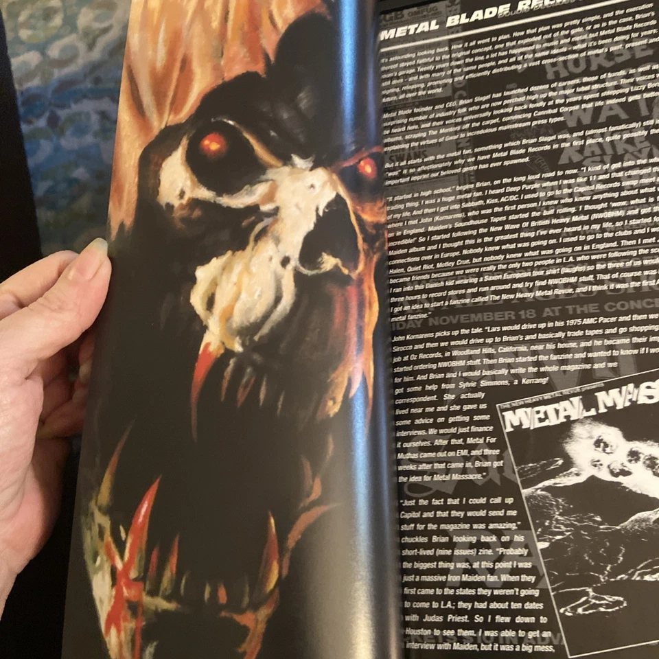 RARE NUMBERED METAL BLADE 20th Anniversary 10 Disc CD & DVD Box Set 2002 w/ Book - Image 4 of 4