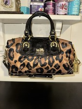 Coach Madison Ocelot Leopard Sabrina Handbag