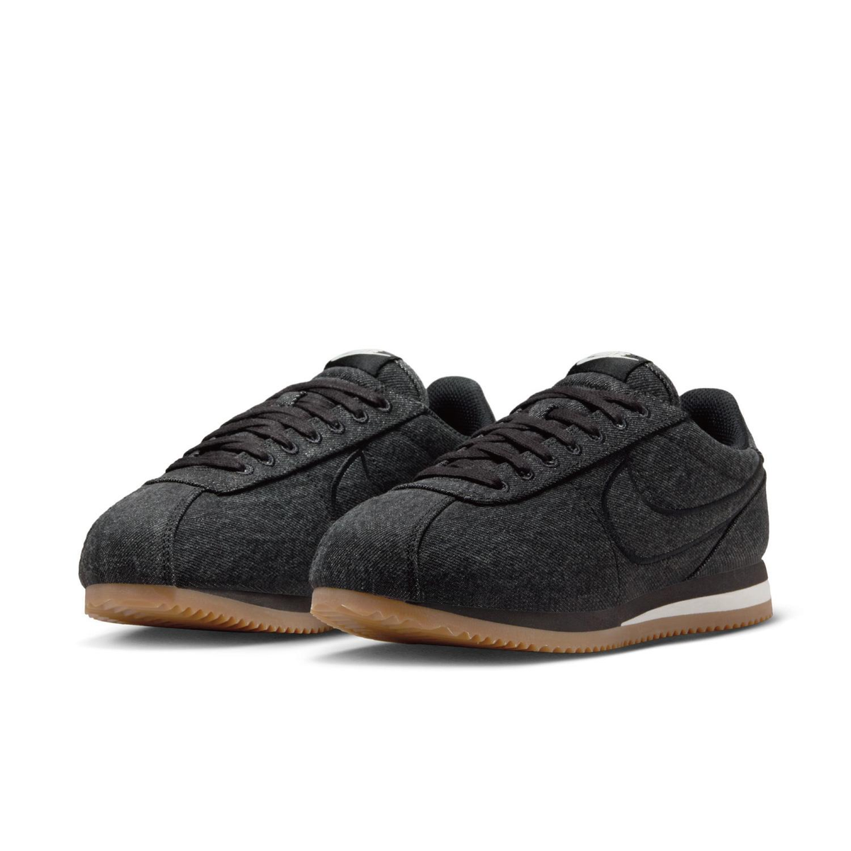 NIKE Women's Cortez TXT IM8052-010 Black Black Sail Gum Light