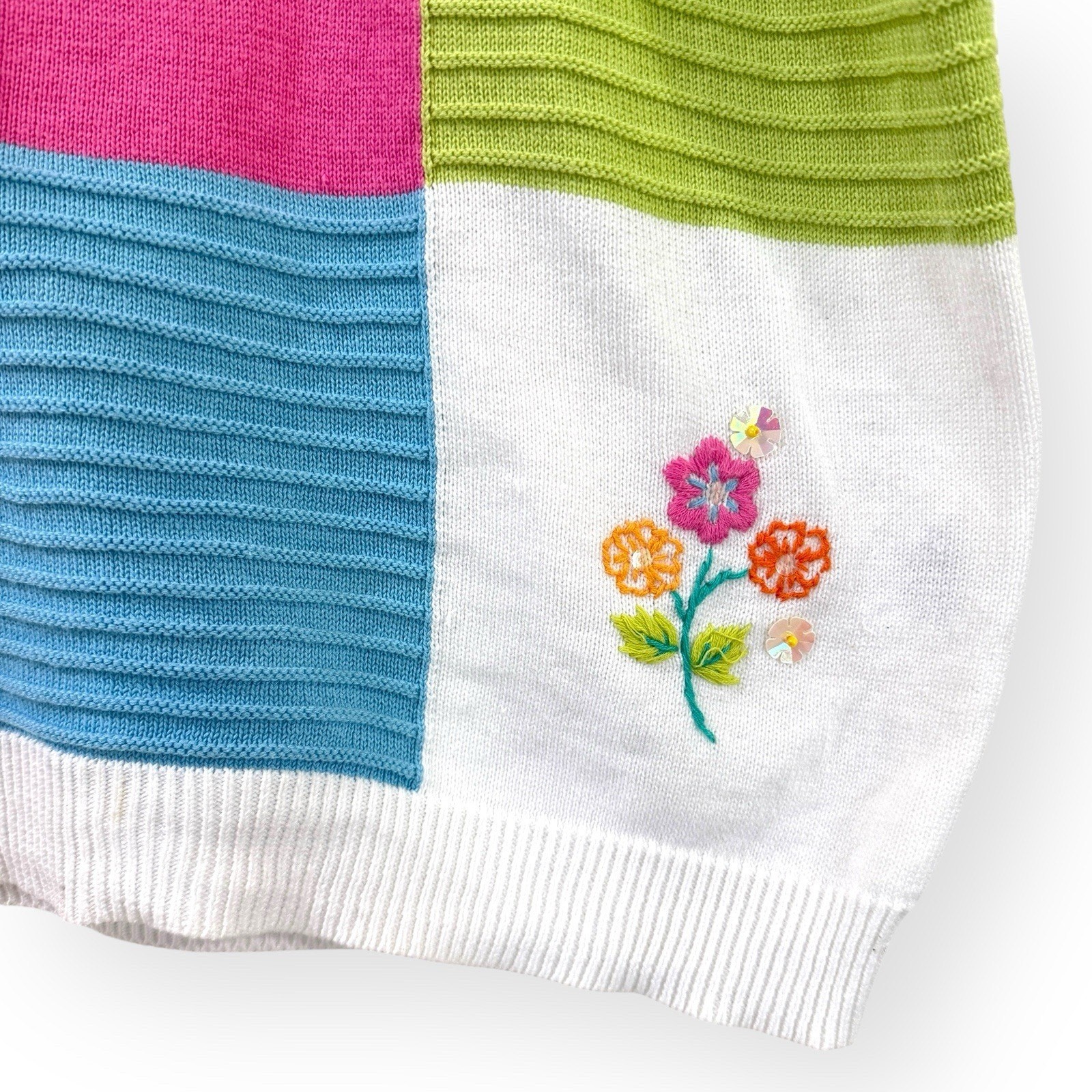 Alfred Dunner Patchwork Embroidered Embellished S… - image 4