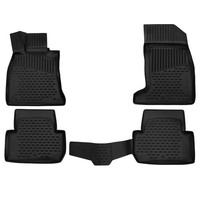 Gummi-FußMatten Kia Stinger 2017-2023 (Limousine) Novline Passgenau Auto Set