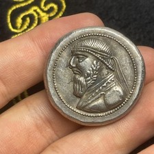 Wonderful Ancient Roman Greek Bronze Coin Intaglio In Excellent Condition