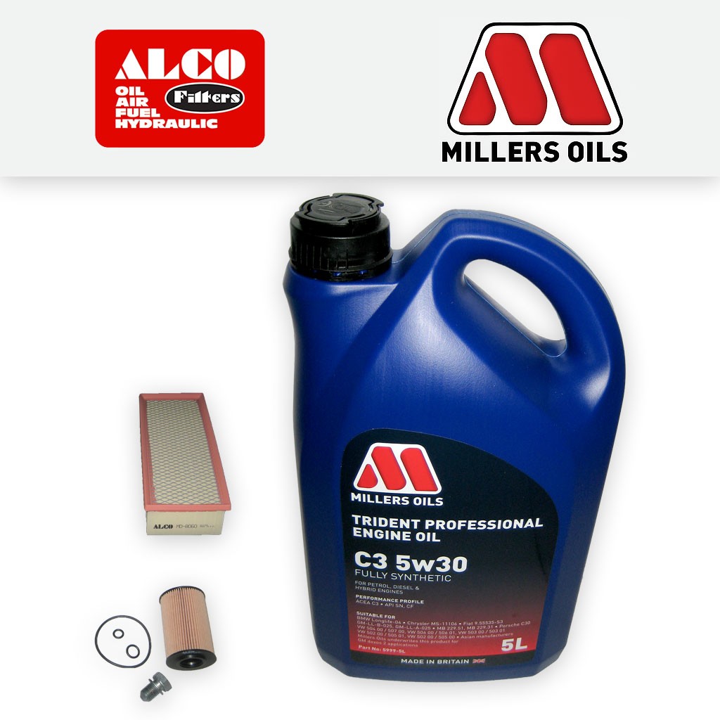 SERVICE KIT for VW TOURAN 1.6 TDI OIL AIR FILTERS +LL OIL (2010-2015)