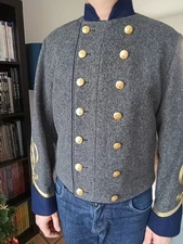 Veste Militaire Uniforme Sudiste Confédéré Réplique