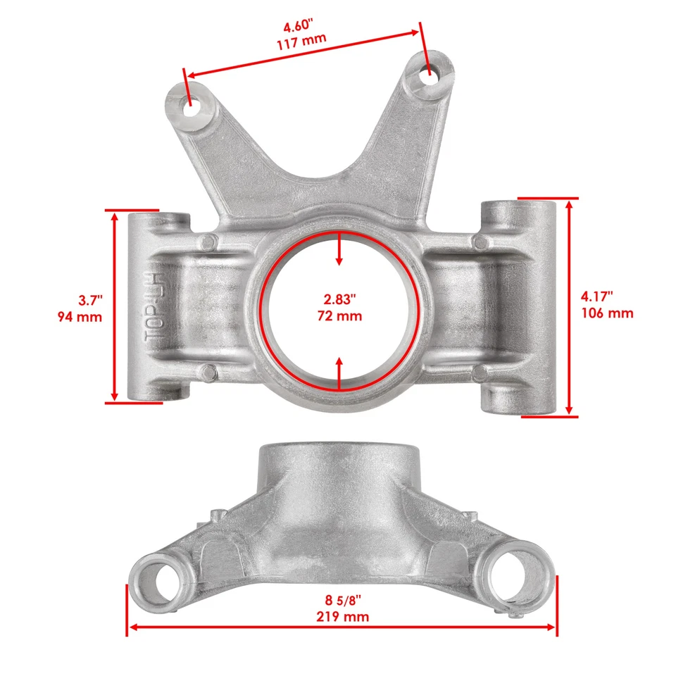 Rear Left & Right Knuckle For Polaris Sportsman 850 2010-2021 bearing Carrier - Image 2 of 4