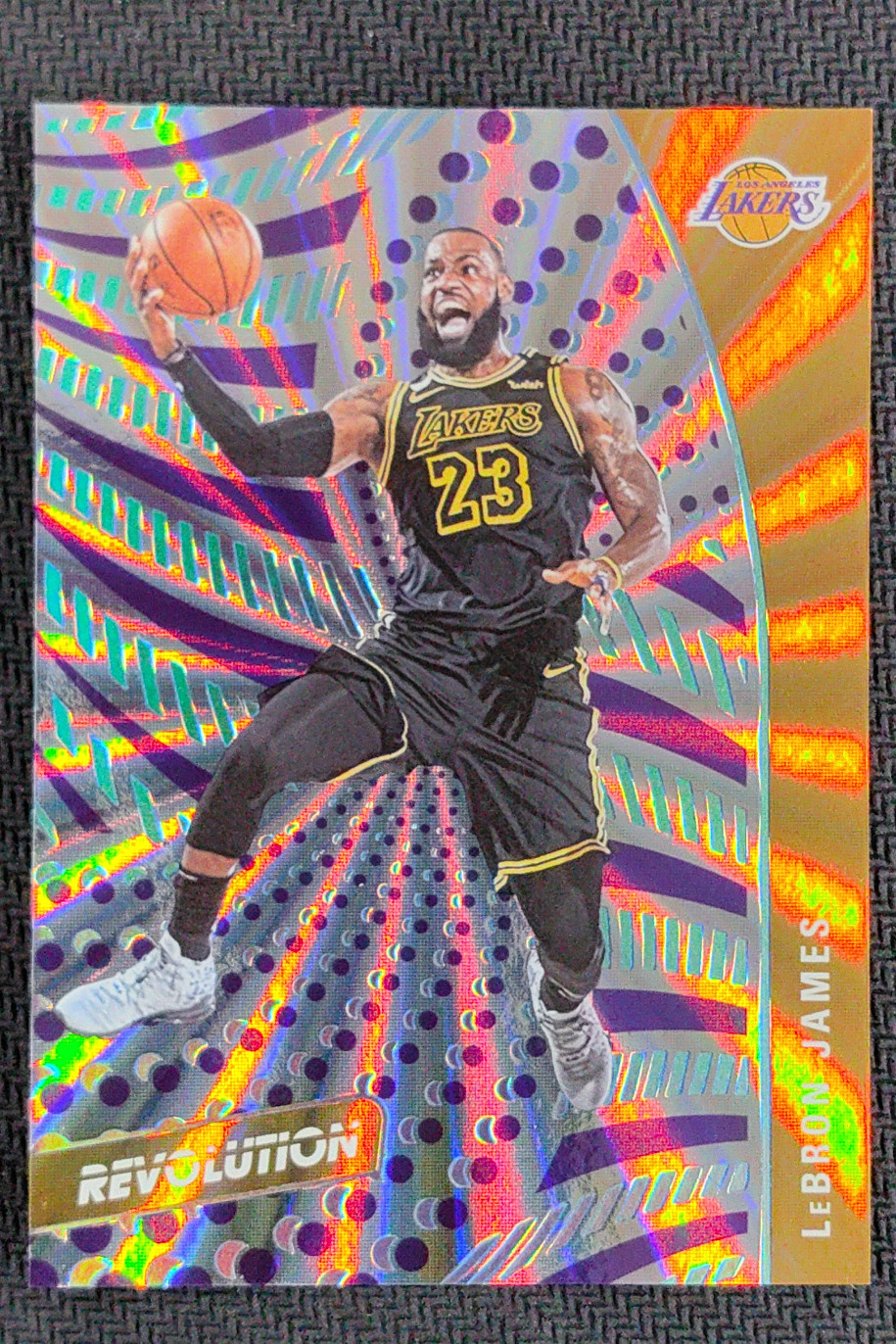 2020-21 Panini Revolution LeBron James Sunburst /75 Los Angeles Lakers