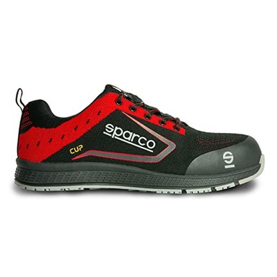 Chaussures De Sécurité SPARCO Zapatia Tg Défi - Taille 39 Noir, Embout Composite, Semelle PU, Norme S1P