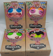 Fuggler X Powerpuff Girls Four 9" Blossom, Bubbles, Buttercup, Mojo JoJo NEW