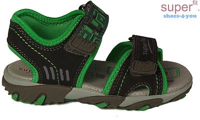 SUPERFIT Schuhe SandalettenTrekking Sandale schwarz grün NEU