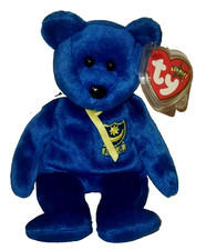 Ty Beanie Baby POMPEY Bear (UK Portsmouth Football Club PFC Exclusive) NEW MWMTs