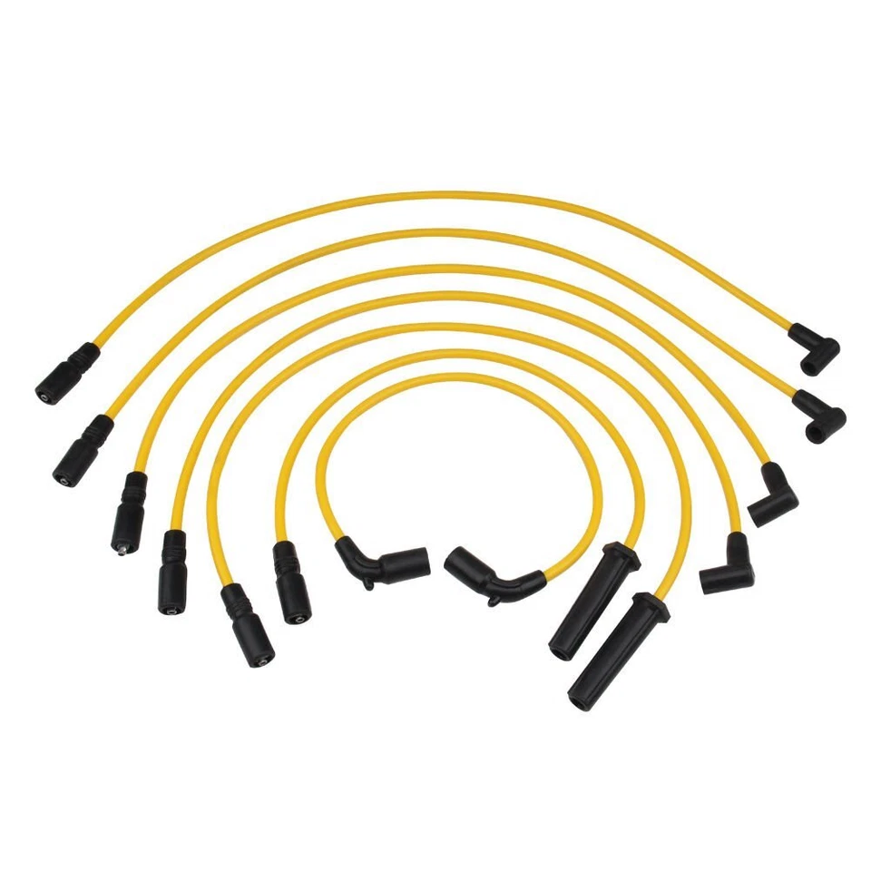 Juego de cables de bujía de carreras de 8 mm de 7 piezas actualización para Chevrolet S10 1996-2004 V6 4,3 L Foto 4 de 4