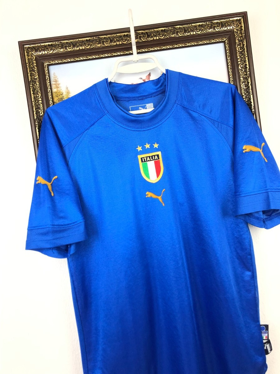 Italy Home football shirt 2004 Soccer Puma Maglia Jersey Mens