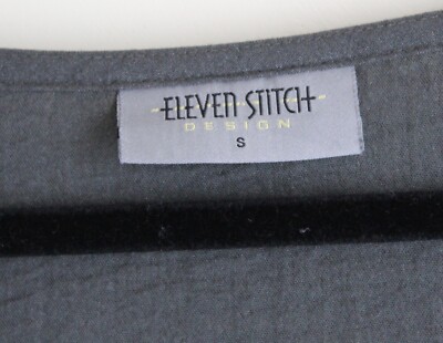 Eleven 11 Stitch Design Sz S Lagenlook Chic Art-to-Wear Long Dress Balloon  Hem | eBay