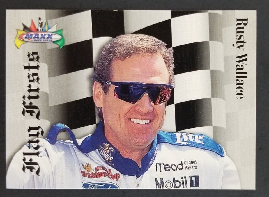 Rusty Wallace 1997 Maxx NASCAR Racing Card #2 (NM)