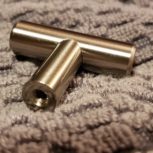 Elements by Hardware Resources, 40SN Naples Knob 1-9/16", Satin Nickel 4pc. Lot - Picture 2 of 7