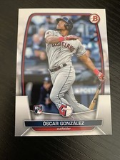 2023 Bowman Paper Oscar Gonzalez #62 RC Rookie Baseball Card Cleveland Guardians