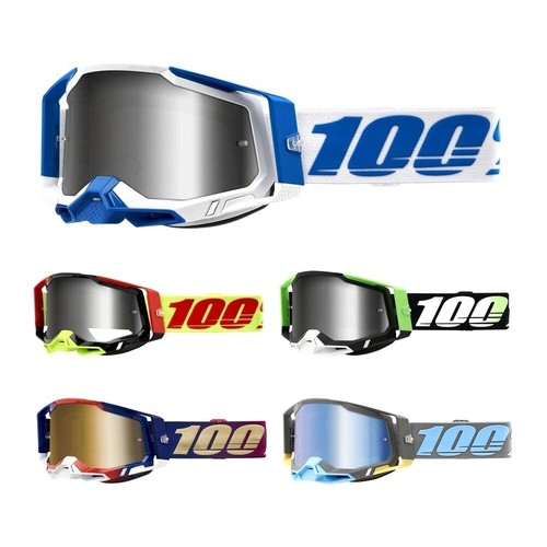 100% Racecraft 2 Cross Goggles Mirrored Goggles Off Road Goggles Motocross