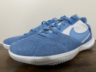 NIKE STREETGATO IC UNIVERSITY BLUE WHITE INDOOR SOCCER SHOES