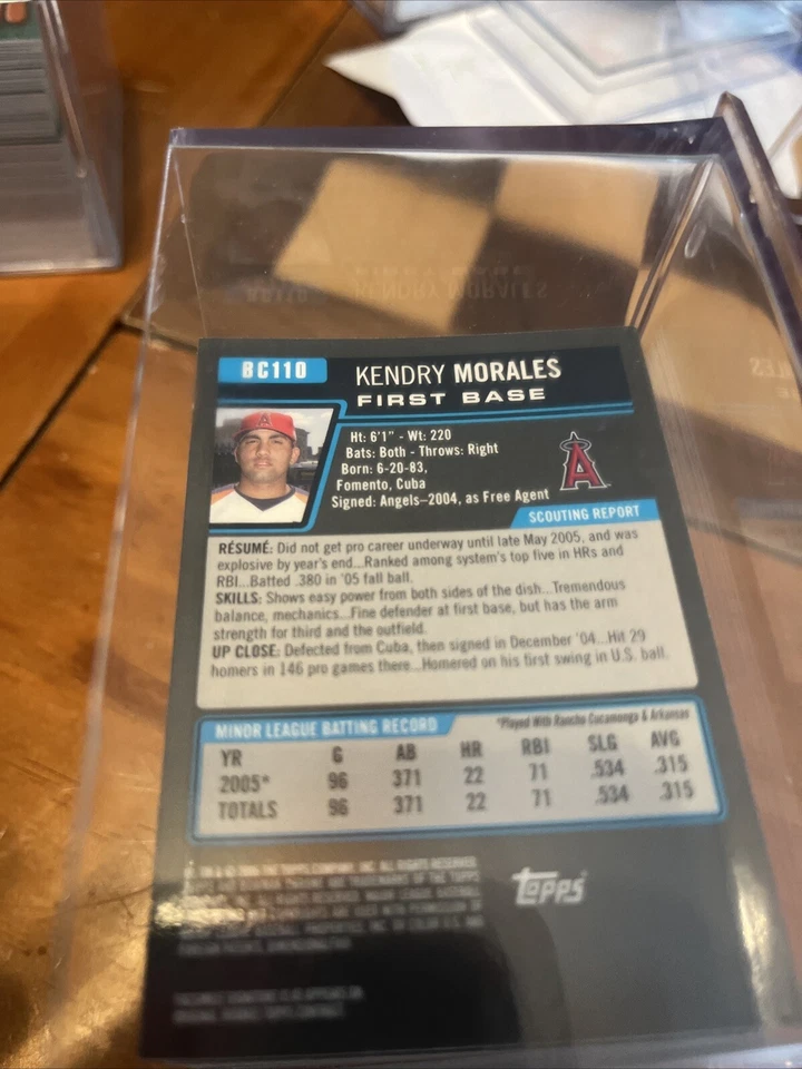 2006 Bowman Chrome Prospects Baseball Complete Set (BC1-BC110) - Image 2 of 3