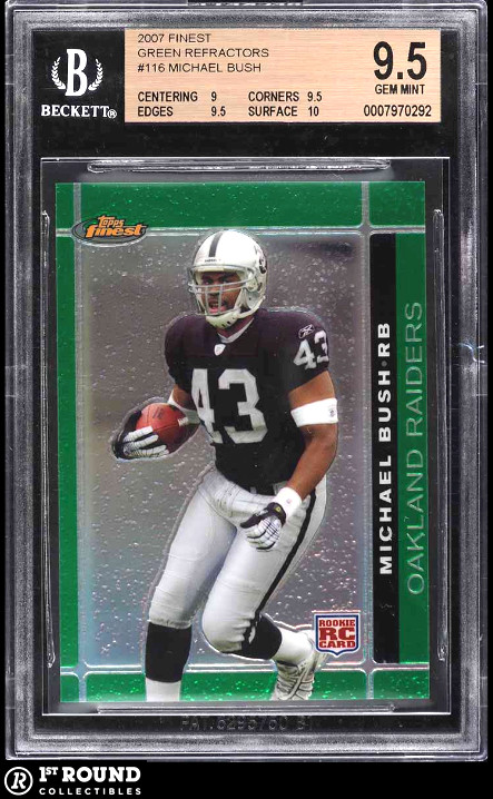 Michael Bush Finest #116 Green Refractor