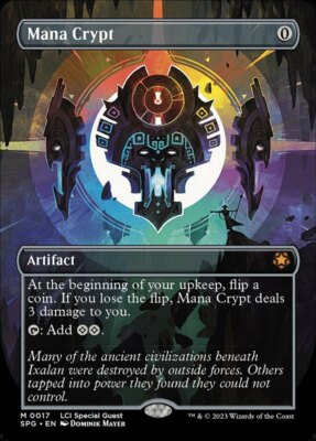[1x] Mana Crypt - Borderless Near Mint, English Special Guest MTG Magic