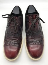 Dolce Gabbana mens Burgundy Brogue Shoes Sz 6