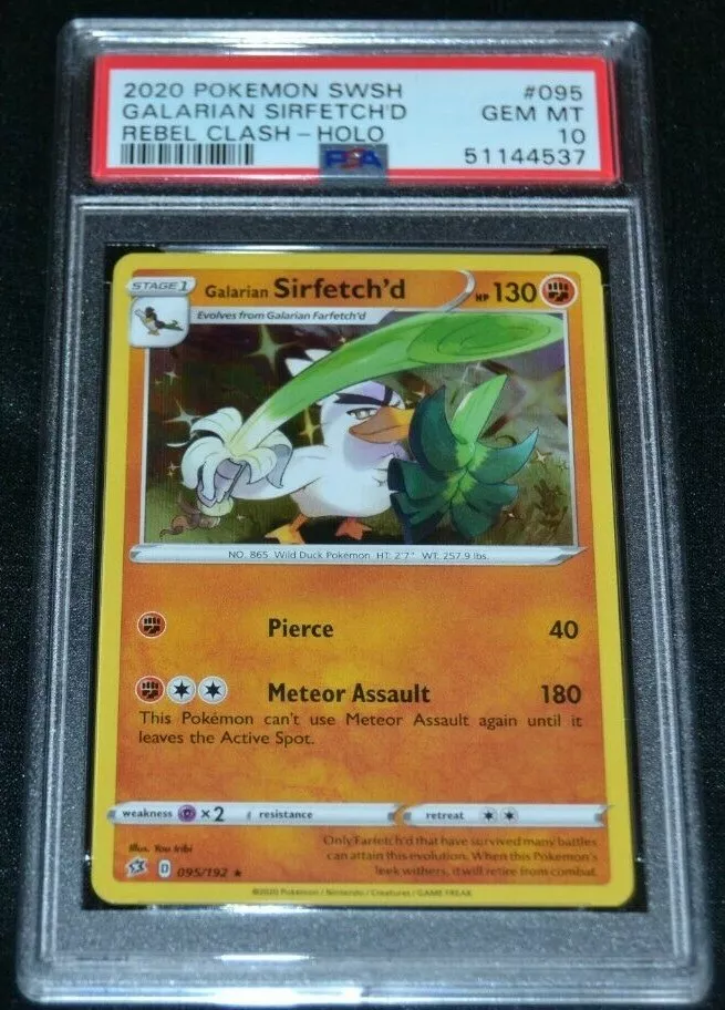  Galarian Sirfetch'd 095/192 - Rebel Clash - Foil