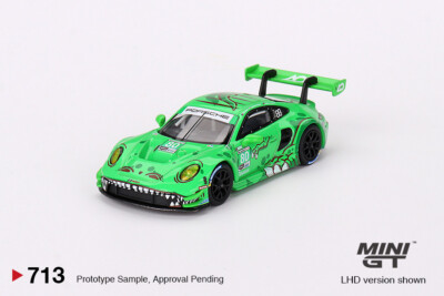 MINI GT Porsche 911 GT3 R #180 GTD AO Racing 2023 IMSA Sebring