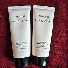 2X TAN-LUXE "THE BUTTER" Gradual Progressive Tan  NEW/SEALED  75mi/2.54 fl oz ea