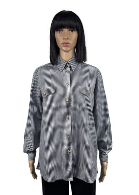 Burberry Vintage Shirt Button Up Burberrys Gold Buttons