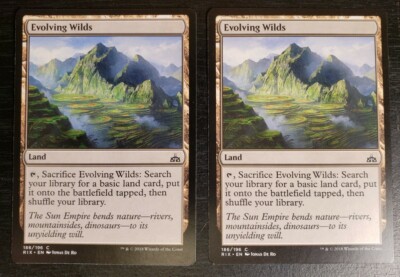 cards like evolving wilds mtg [Lorwyn Eclipsed] – Gear Gaming Bentonville Foundations (FDN) #262 Illustrated by Sam Burley Magic Evolving Wilds - Duel Decks: