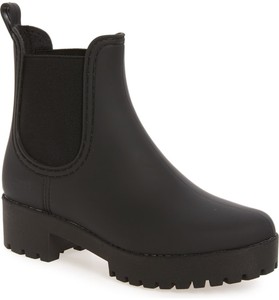 jeffrey campbell black rain boots