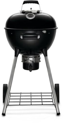 Napoleon 18-Inch Charcoal Kettle Grill - NK18K-LEG-3 - Black, 240in² Cooking Are