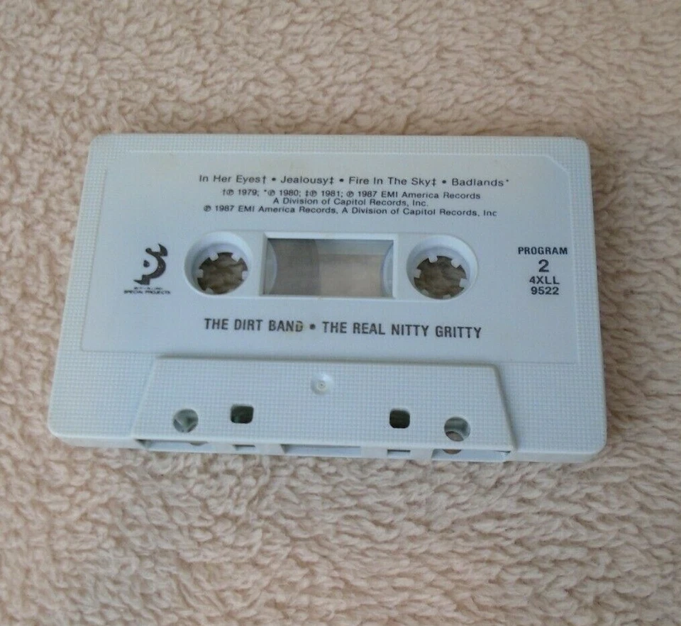 The Dirt Band Vintage Cassette Tape The Real Nitty Gritty 1987 EMI America Foto 3 de 4