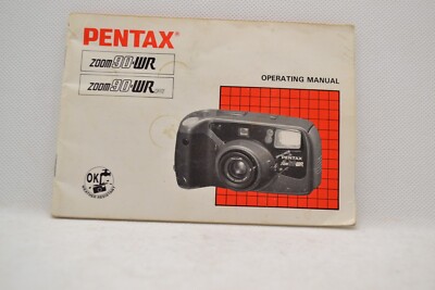 OPERATING MANUAL PENTAX ZOOM90 · WR 1991 Asahi Optical JAPAN
