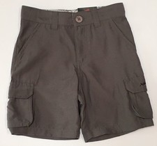 NWT Tony Hawk 4 4T Pewter Gray Adjustable Waist Cargo Shorts