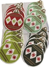 Cracker Barrel Die Cut Ornament Paper Napkins Christmas Party/Cocktail Pk of 16