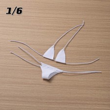 1/6 White Bra  Briefs Bikini Swimwear Fit 12 '' Female PH TBL Figure Body Toy
