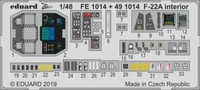 MW22 Eduard FE1014 F-22A 1/48 Zoom Set For Hasegawa