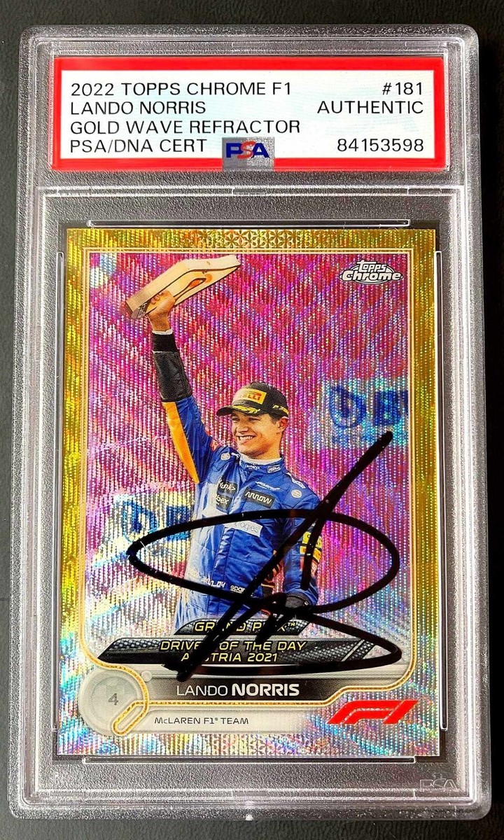 その他 PSA10 Topps  Lando Norris Refractor 2020 Topps Chrome Formula 1 Lando Norris Rookie PSA 10
