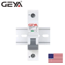 GEYA Solar DC Mini Circuit Breaker 1P MCB 6-125A PV Isolator Disconnect Switch