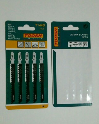 Jig Saw Blades T144D HCS Wood Cut 4mm 5 blades Brand New
