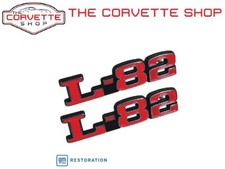 C3 Corvette Hood L-82 L82 Emblem Set 1973-79 New X2507