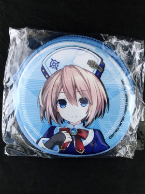 Four Goddesses Online CYBER DIMENSION NEPTUNE Blanc Coin Case Carabiner Pouch