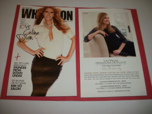 CELINE DION WHAT'S ON MAGAZINE LAS VEGAS - Picture 1 of 3