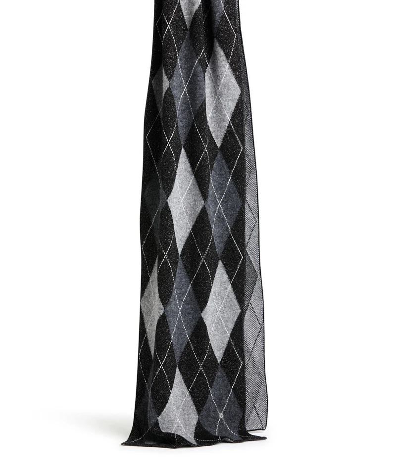 Burlington Brit Chic Schal Damen Argyle, Lurex