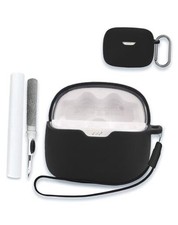 Case for JBL Tune 245NC in Ear Wireless TWS Earbuds, Soft Silicone BLACK