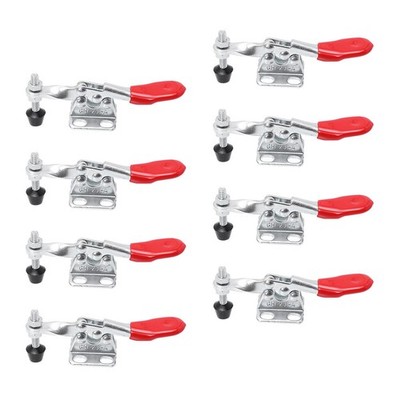 8 Pcs Iron Toggle Clamps Quick Release Hold Down Clamps for Woodworking