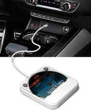 Portable Car CD Player with USB/AUX Port,External CD Player Compatible with Car